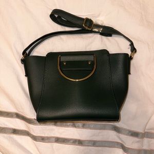 Hunter green crossbody purse